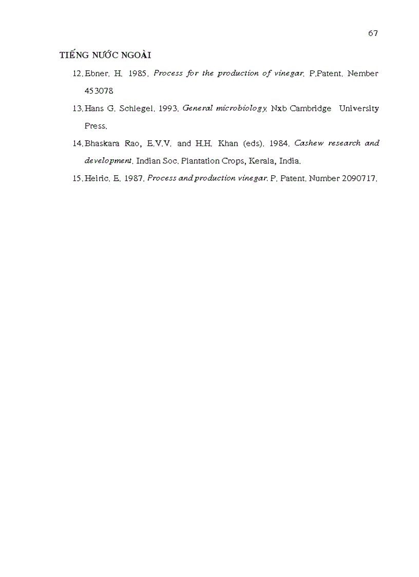 image for page Nghiên cứu lên men acid acetic bằng dịch ép trái điều