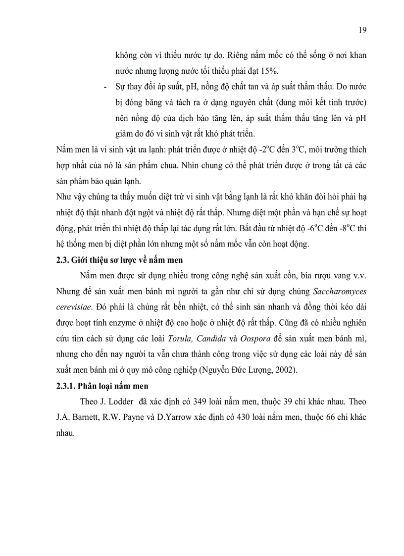 image for page Nghiên cứu quy trình sản xuất men bánh mì khô bằng phương pháp sấy thăng hoa