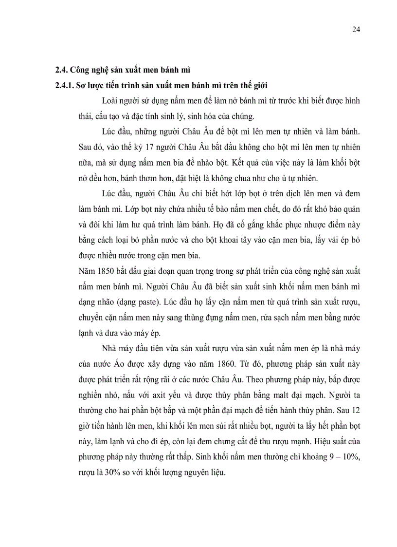 image for page Nghiên cứu quy trình sản xuất men bánh mì khô bằng phương pháp sấy thăng hoa