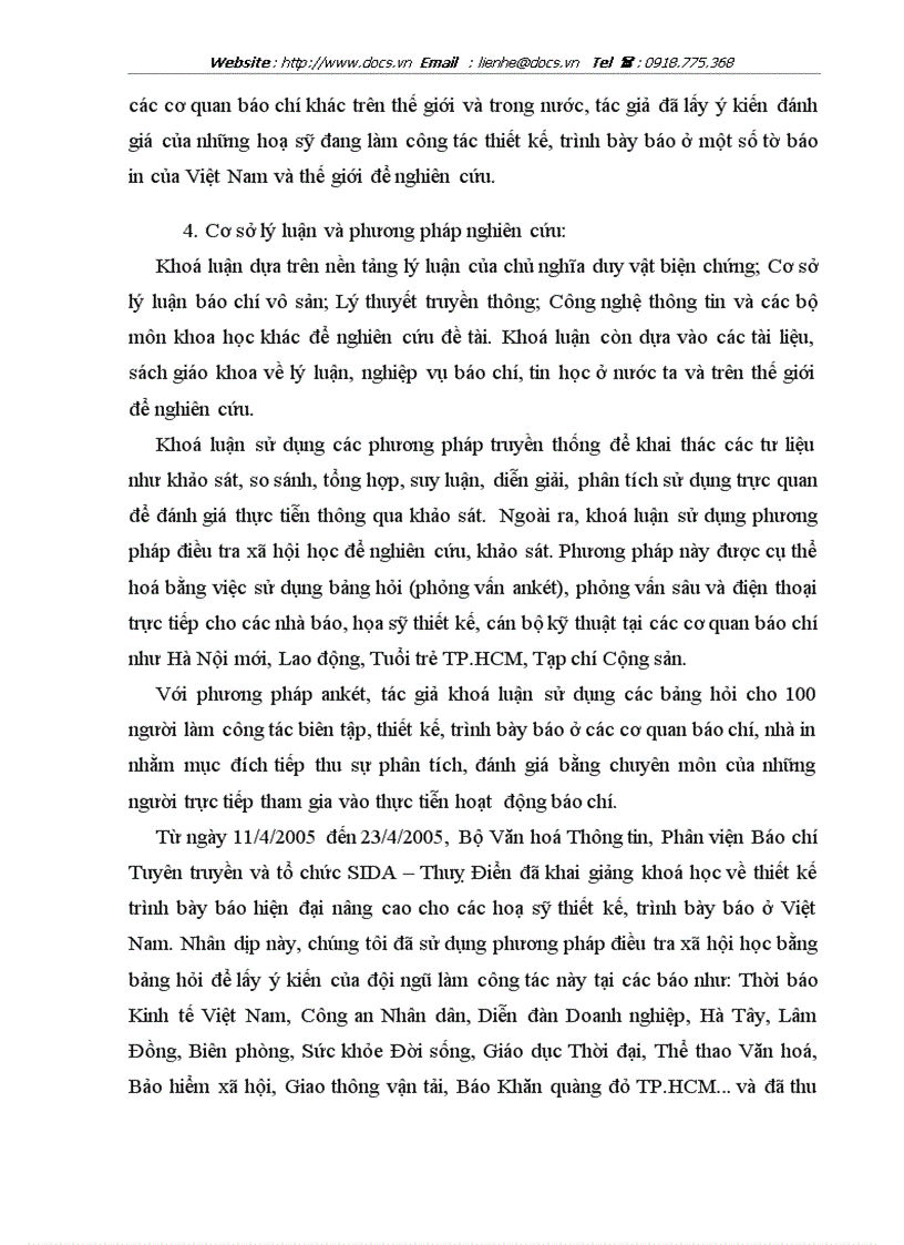 image for page Khả năng ứng dụng các phần mềm máy tính trong thiết kế trình bày báo in ở nước ta hiện nay