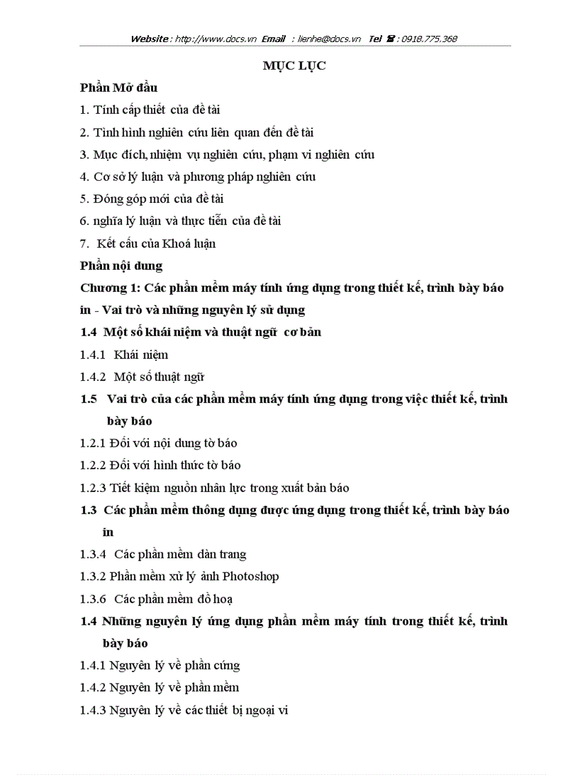 image for page Khả năng ứng dụng các phần mềm máy tính trong thiết kế trình bày báo in ở nước ta hiện nay