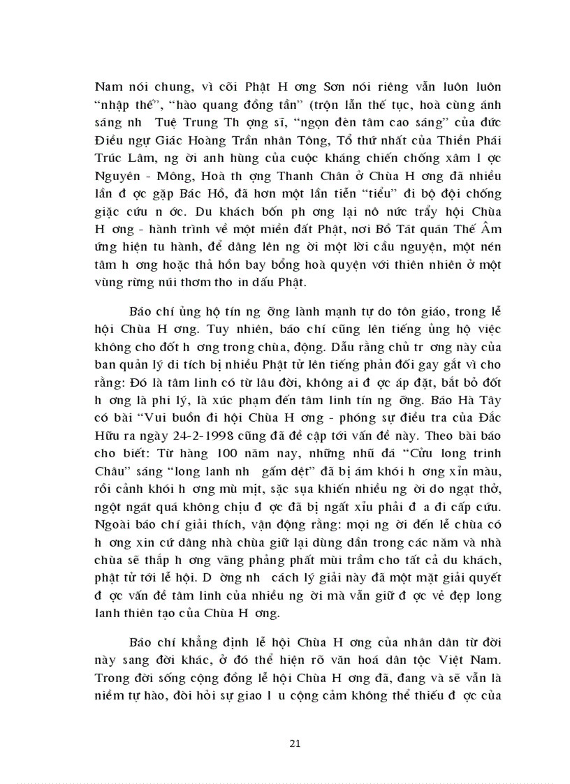 image for page Báo chí trong việc bảo vệ phát huy những giá trị truyền thống tốt đẹp và chống tiêu cực trong lễ hội chùa hương