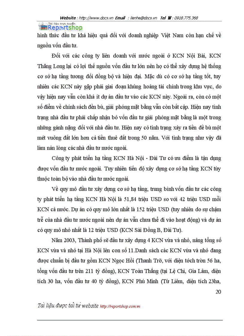 image for page Một số giải pháp tăng cường hoạt động đầu tư phát triển các KCN Hà Nội