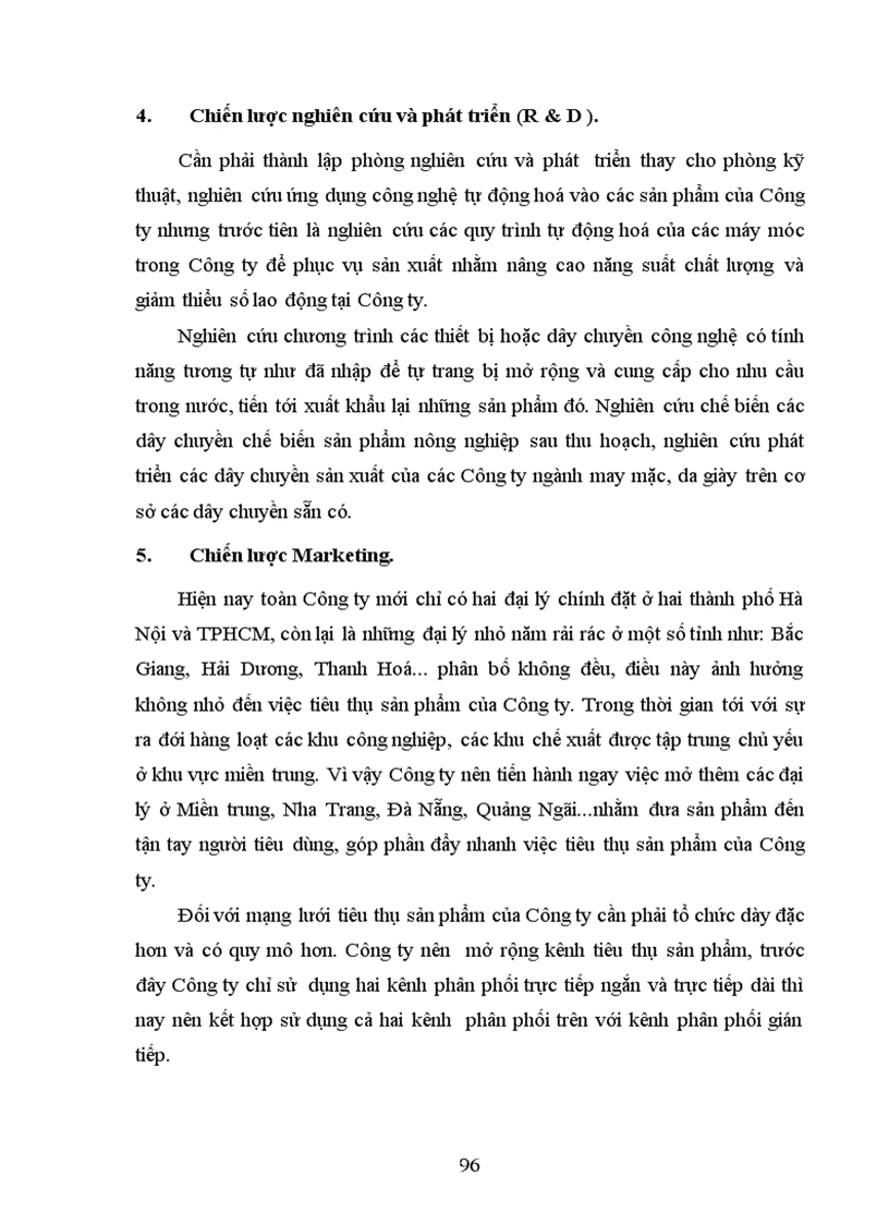 image for page Chiến lược và chính sách kinh doanh tại Công ty cơ khí hà nội