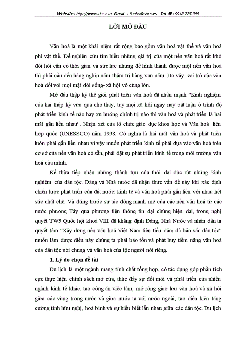 image for page Tiềm năng văn hoá Mường với việc phát triển du lịch của tỉnh Hoà Bình