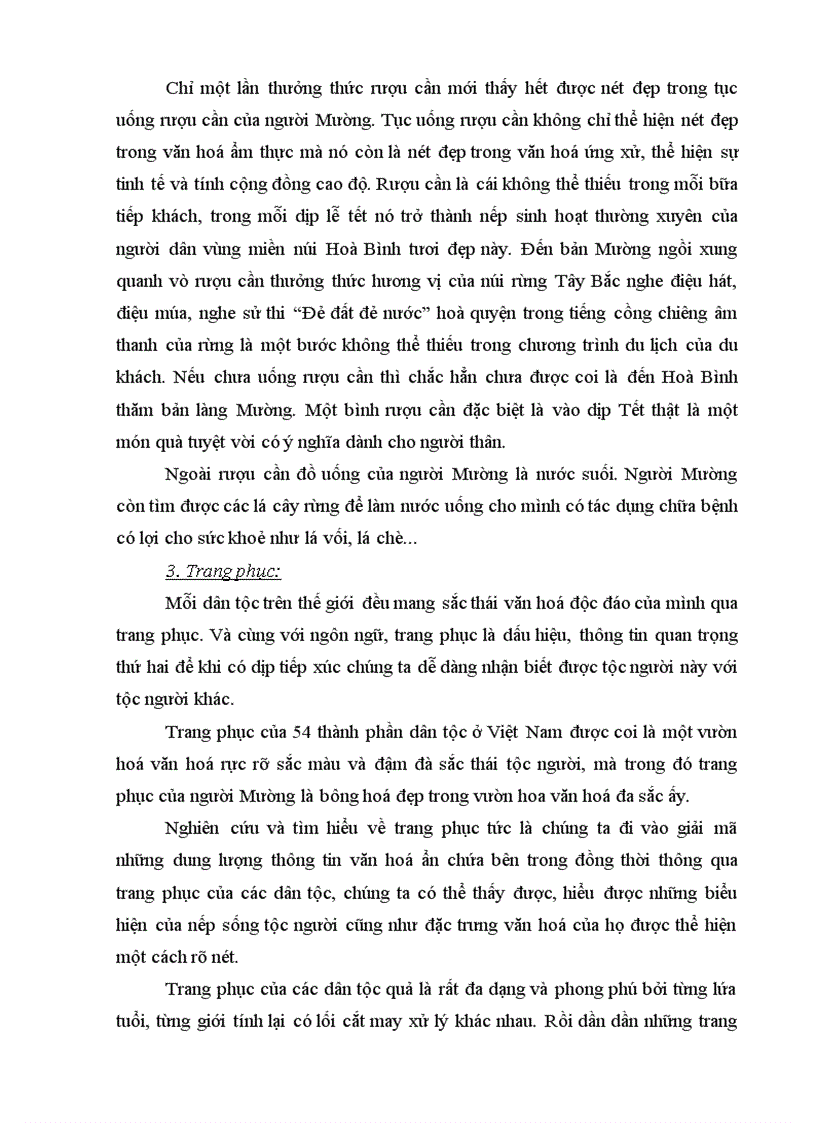 image for page Tiềm năng văn hoá Mường với việc phát triển du lịch của tỉnh Hoà Bình