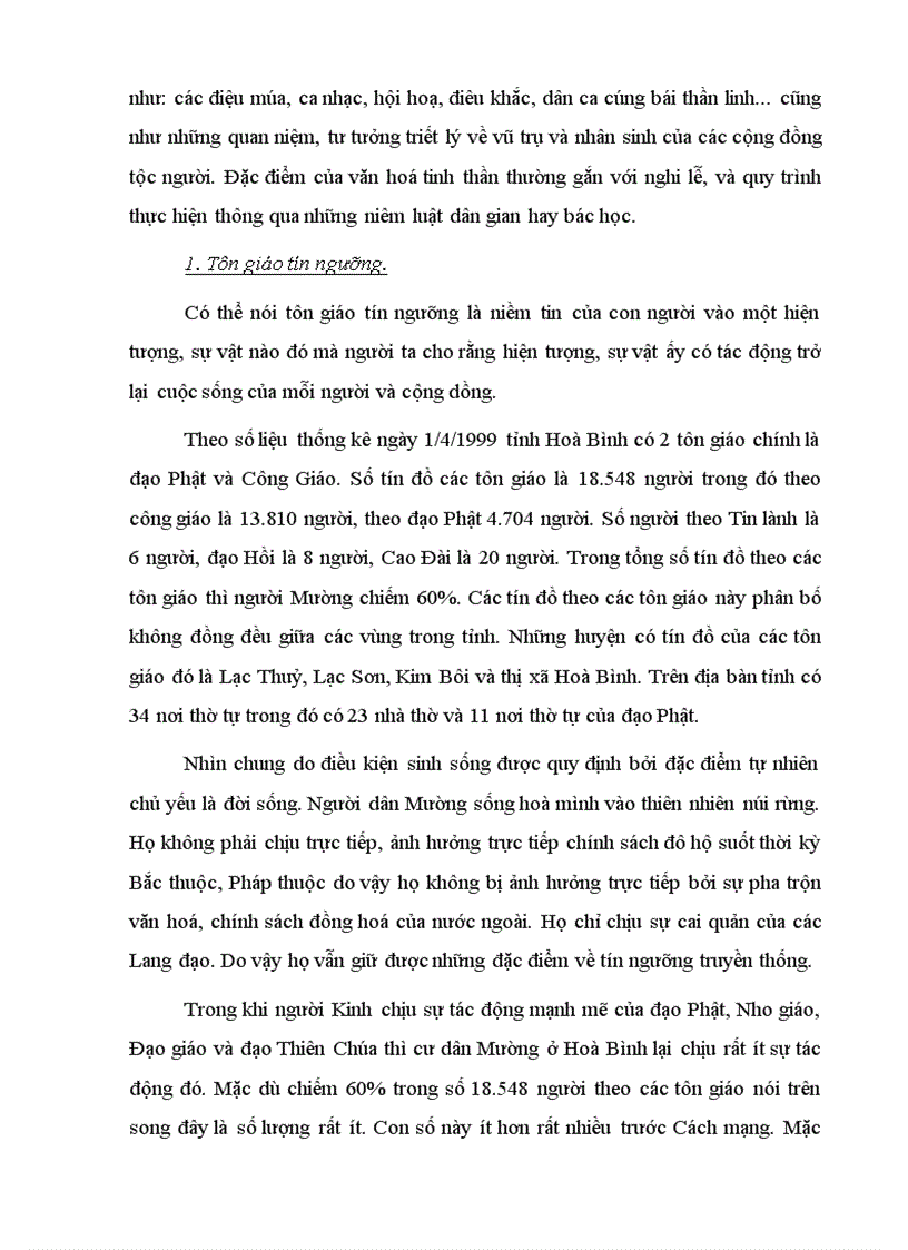 image for page Tiềm năng văn hoá Mường với việc phát triển du lịch của tỉnh Hoà Bình