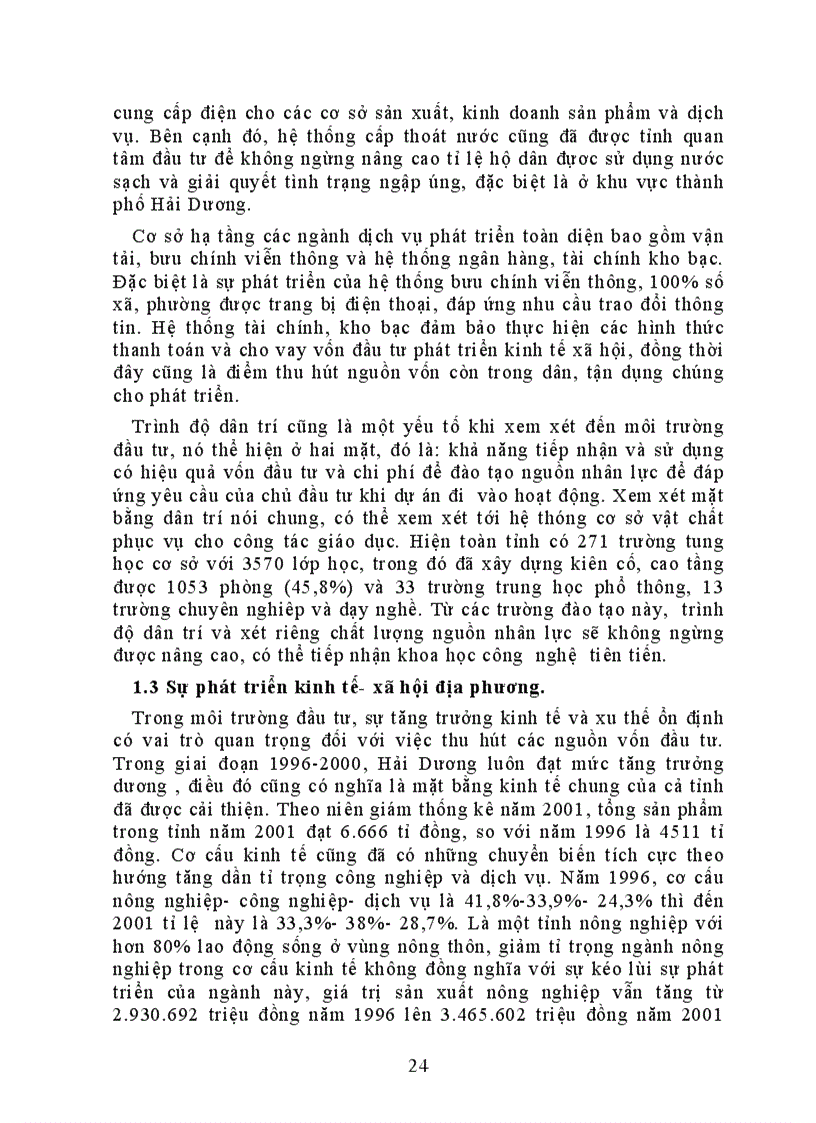 image for page Một số giải pháp nhằm tăng cường thu hút vốn đầu tư vào Hải Dương