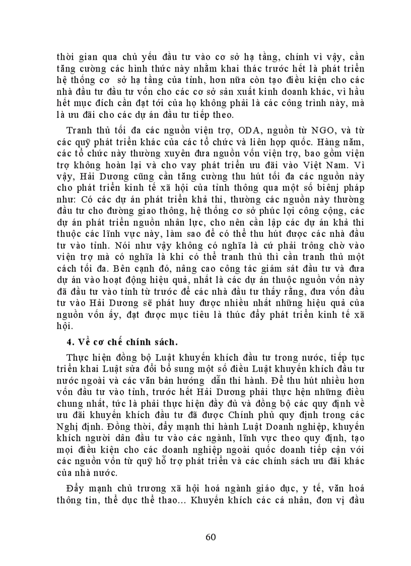 image for page Một số giải pháp nhằm tăng cường thu hút vốn đầu tư vào Hải Dương