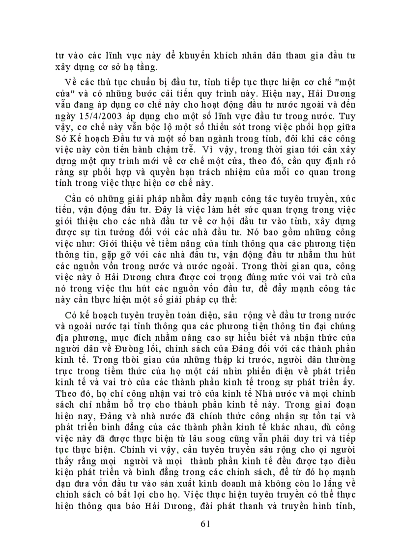 image for page Một số giải pháp nhằm tăng cường thu hút vốn đầu tư vào Hải Dương