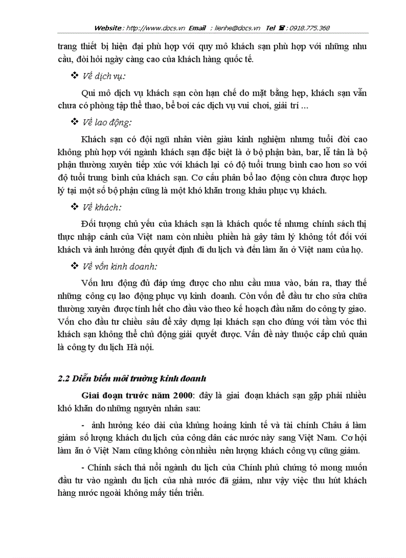 image for page Vận dụng một số phương pháp thống kê phân tích biến động doanh thu tại khách sạn Hoà Bình