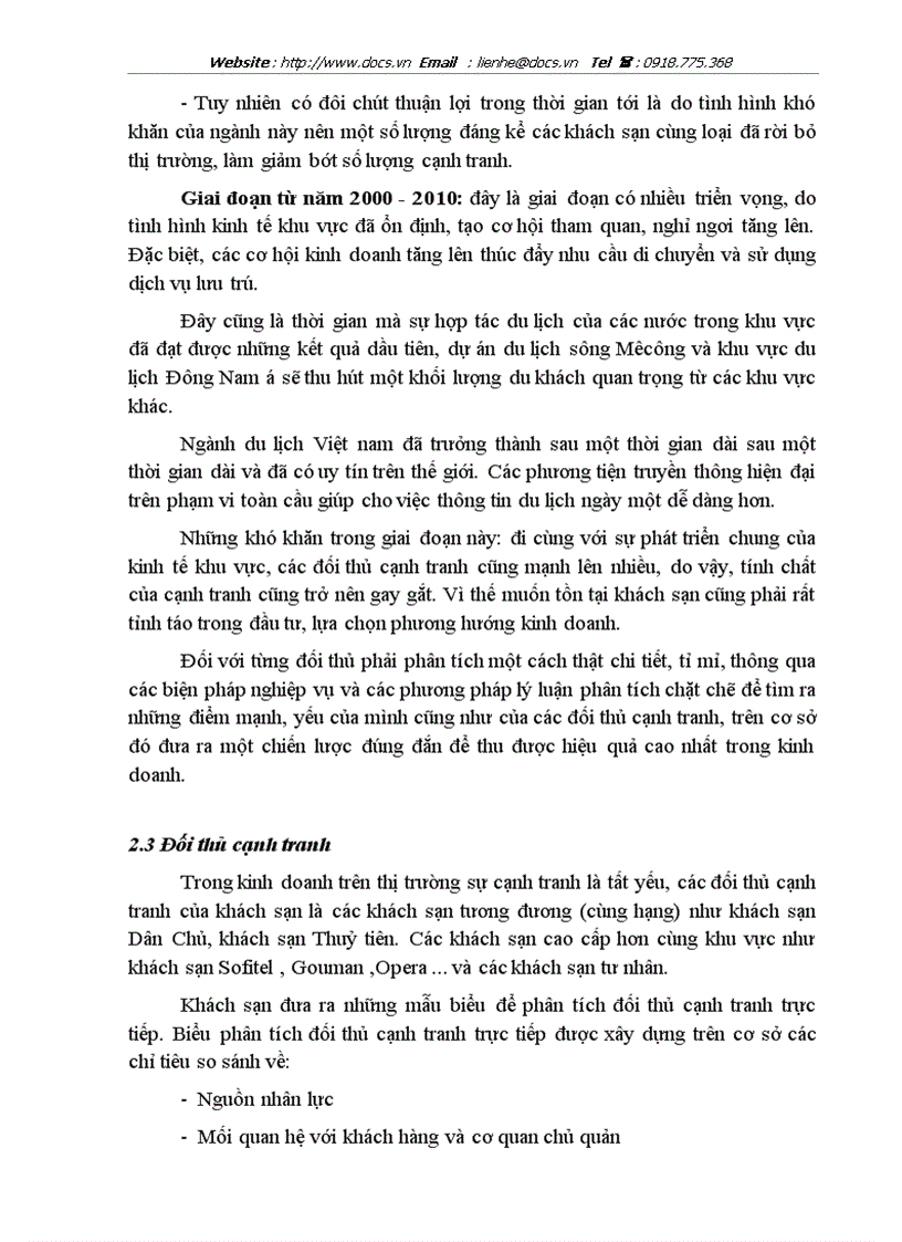 image for page Vận dụng một số phương pháp thống kê phân tích biến động doanh thu tại khách sạn Hoà Bình