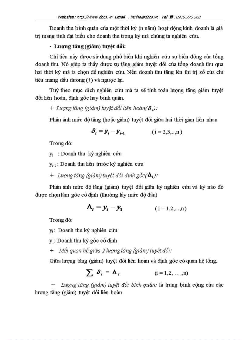 image for page Vận dụng một số phương pháp thống kê phân tích biến động doanh thu tại khách sạn Hoà Bình