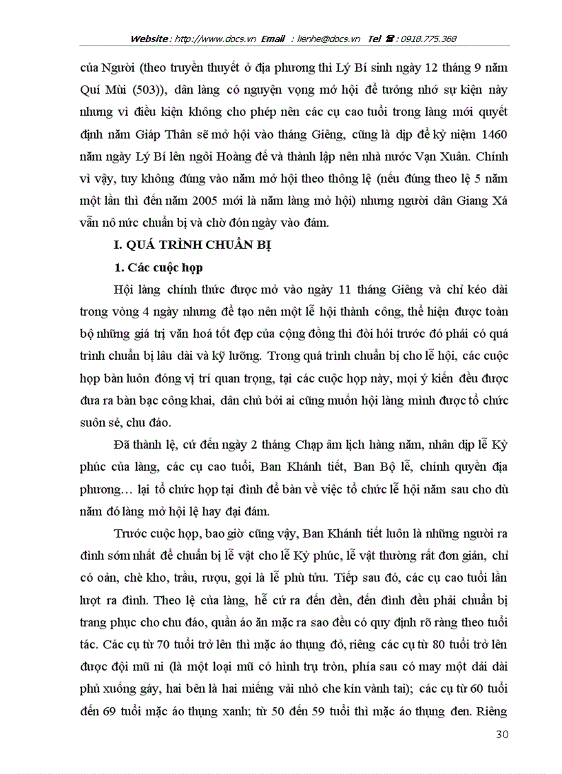 image for page Tổng quan về lễ hội làng Giang Xá