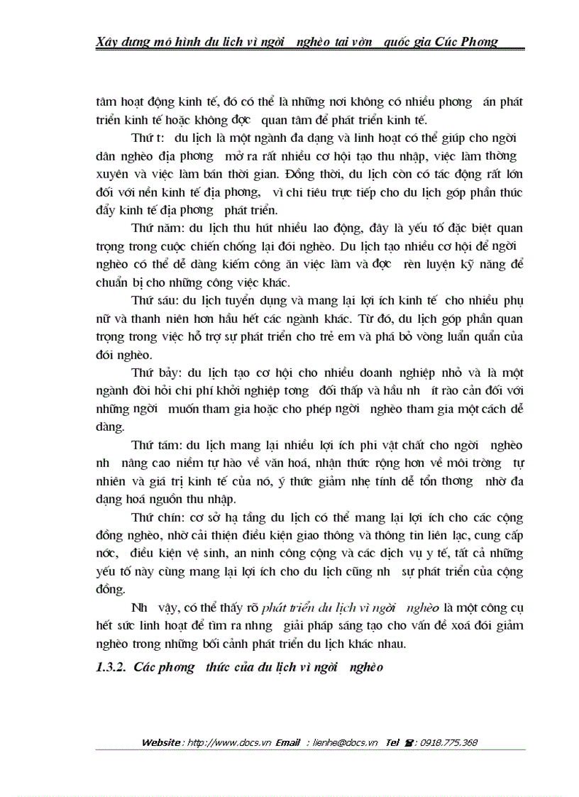 image for page Mô hình du lịch vì người nghèo tại vườn quốc gia Cúc Phương