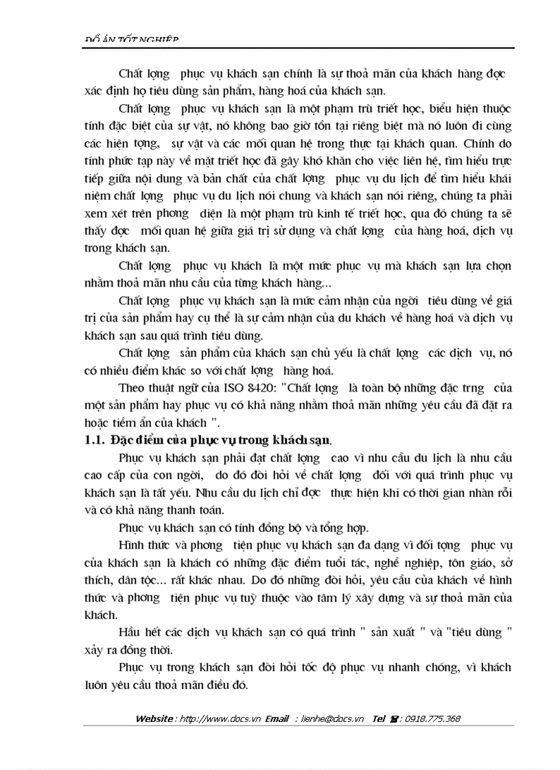 image for page Một số giải pháp nhằm hoàn thiện công tác quản lý nhân lực với mục đích nâng cao chất lượng phục vụ tại khách sạn dân chủ hà nội
