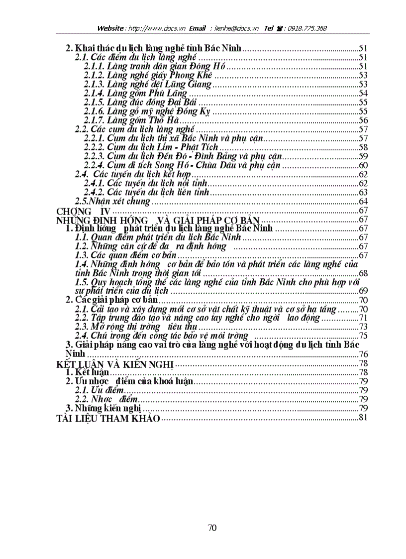 image for page Khai thác làng nghề phục vụ mục đích du lịch ở tỉnh Bắc Ninh