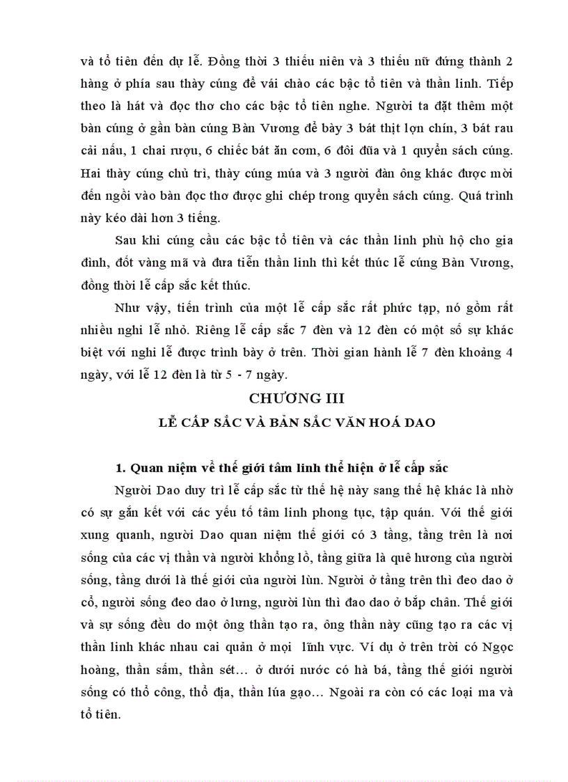 image for page Văn hóa dân tộc Dao và lễ cấp sắc của dân tộc Dao