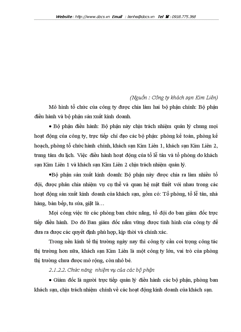 image for page Các biện pháp nhằm thu hút và khai thác khách tại Công ty khách sạn du lịch Kim Liên