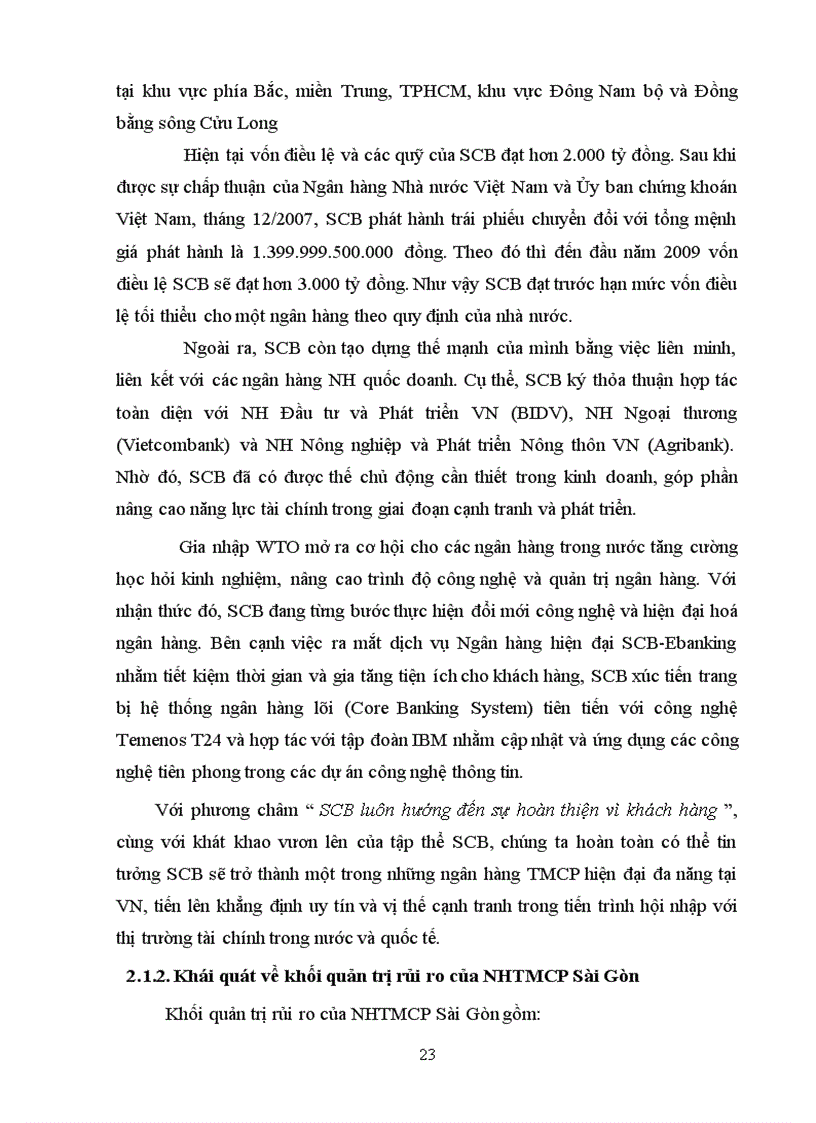 image for page Nâng cao chất lượng quản trị rủi ro tín dụng tại Ngân hàng thương mại cổ phần Sài Gòn