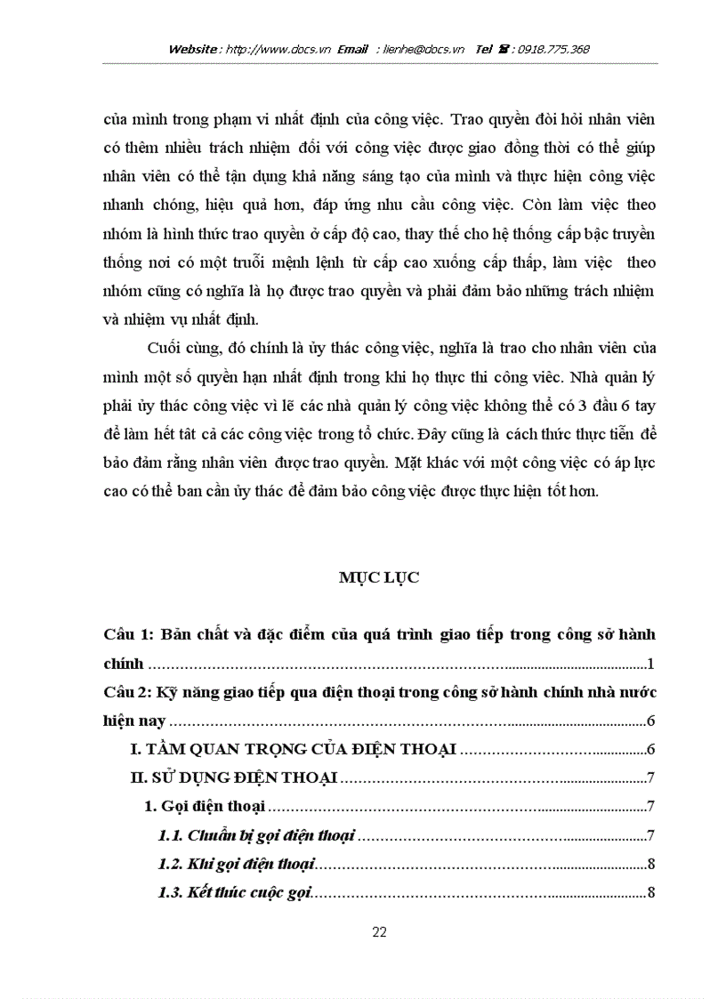 image for page Tập hợp các câu hỏi và câu trả lời môn Tổ chức và điều hành công sở II