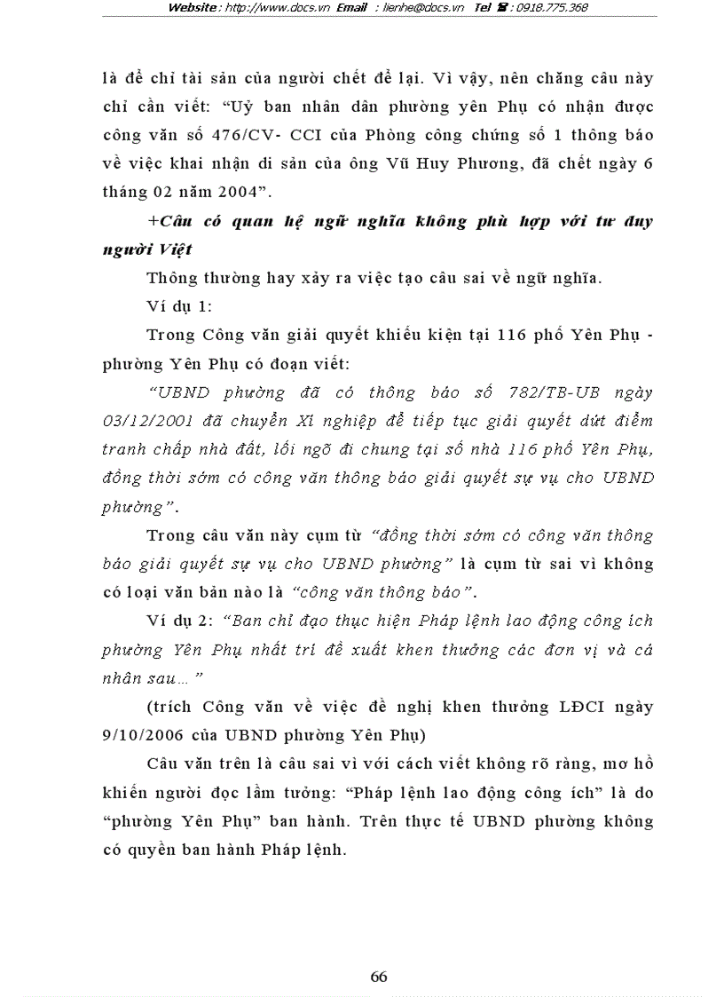 image for page Văn phong và ngôn ngữ văn bản quản lý nhà nước của Uỷ ban nhân dân phường Yên Phụ