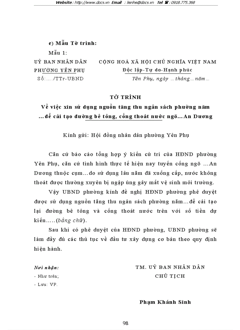 image for page Văn phong và ngôn ngữ văn bản quản lý nhà nước của Uỷ ban nhân dân phường Yên Phụ