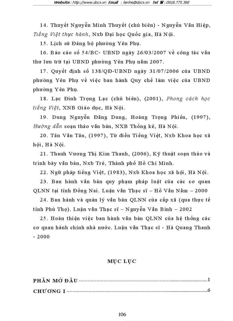 image for page Văn phong và ngôn ngữ văn bản quản lý nhà nước của Uỷ ban nhân dân phường Yên Phụ