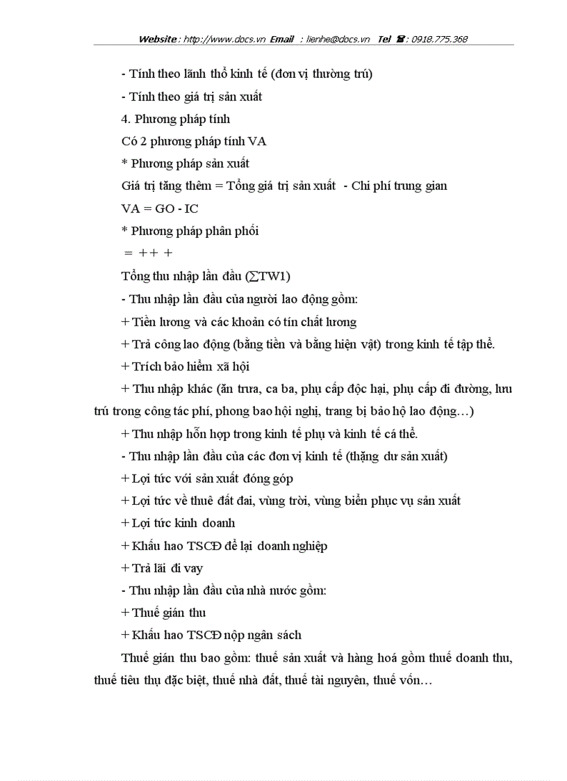 image for page Phương pháp luận tính toán các chỉ tiêu giá trị sản xuất chi phí trung gian giá trị tăng thêm ngành xây dựng