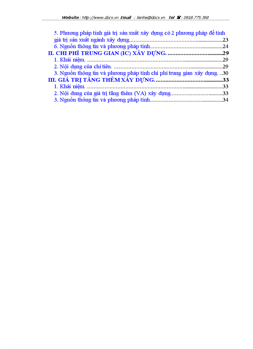 image for page Phương pháp luận tính toán các chỉ tiêu giá trị sản xuất chi phí trung gian giá trị tăng thêm ngành xây dựng