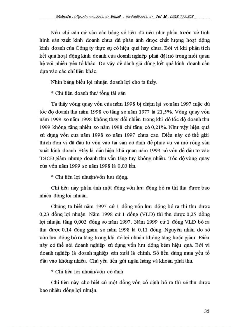 image for page Đánh giá chung về lợi nhuận và giải pháp nâng cao lợi nhuận của công ty cấp nước ninh bình