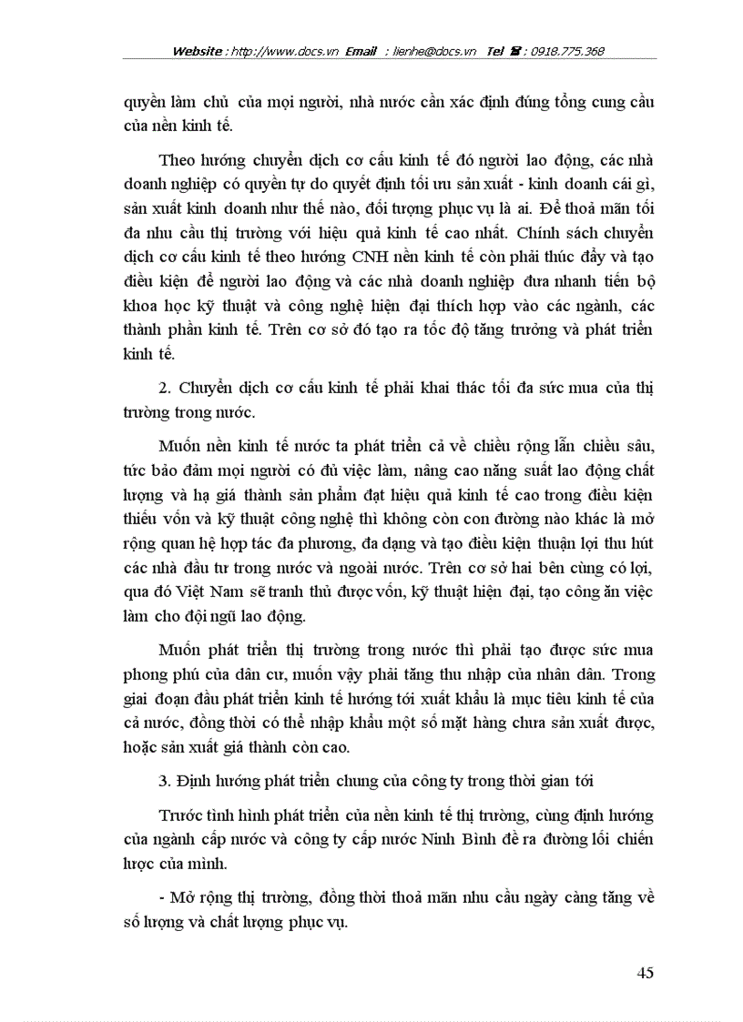 image for page Đánh giá chung về lợi nhuận và giải pháp nâng cao lợi nhuận của công ty cấp nước ninh bình