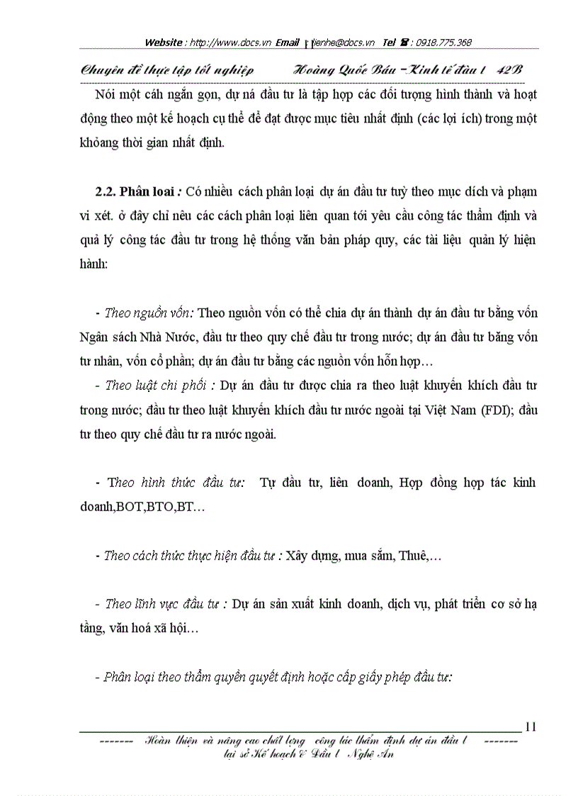 image for page Những mặt tồn tại và một số giải pháp kiến nghị nhằm hoàn thiện công tác thẩm định dự án đầu tư tại sở kế hoạch đầu tư nghệ an