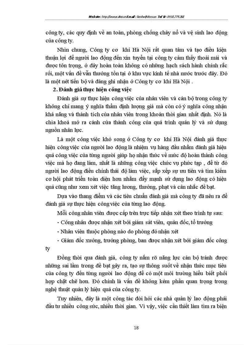 image for page Một số giải pháp nhằm nâng cao hiệu quả sử dụng nguồn nhân lực tại công ty cơ khí hà nội
