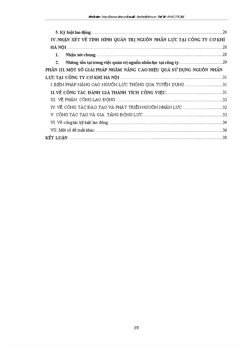 image for page Một số giải pháp nhằm nâng cao hiệu quả sử dụng nguồn nhân lực tại công ty cơ khí hà nội
