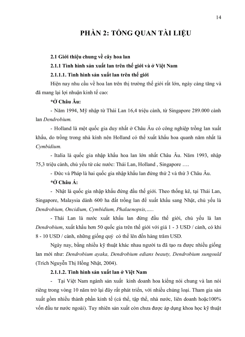 image for page Ảnh hưởng của các chất điều hòa sinh trưởng đến quá trình nuôi cấy in vitro của hai giống lan dendrobium và cymbidium