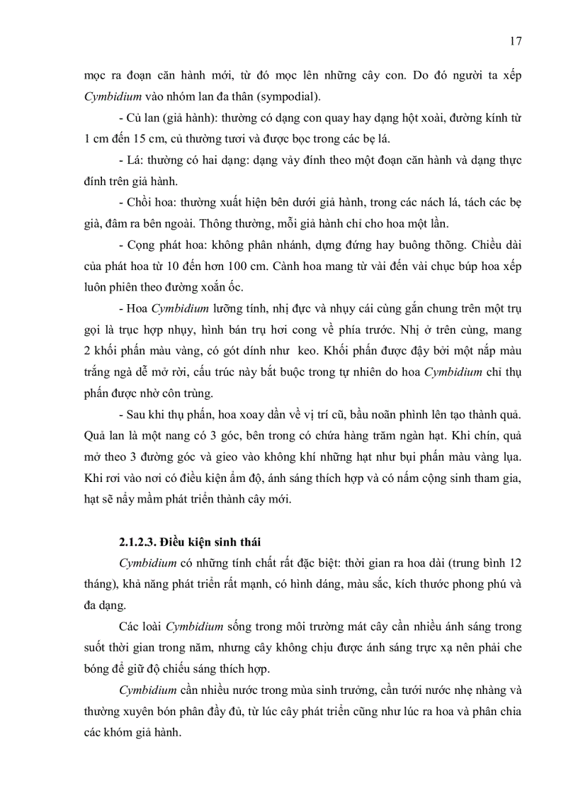 image for page Ảnh hưởng của các chất điều hòa sinh trưởng đến quá trình nuôi cấy in vitro của hai giống lan dendrobium và cymbidium