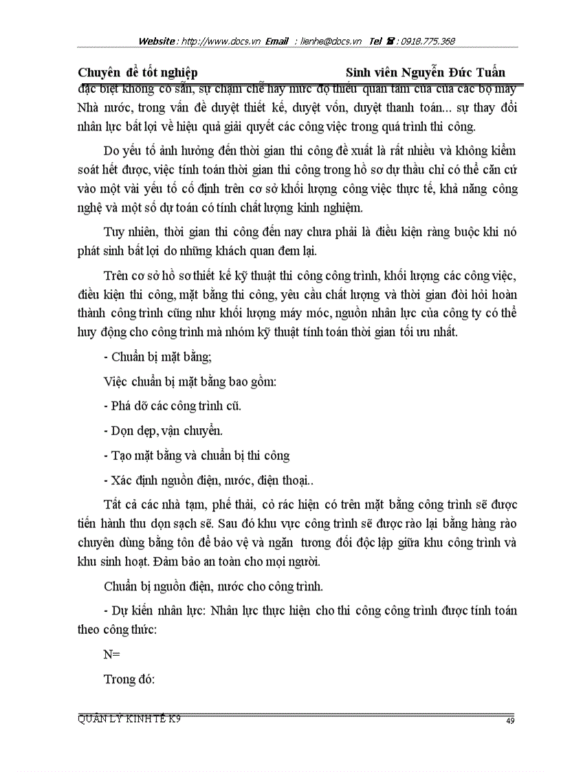 image for page Một số giải pháp nhằm nâng cao khả năng thắng thầu xây dựng ở Công ty xây lắp vật tư kỹ thuật Hà nội