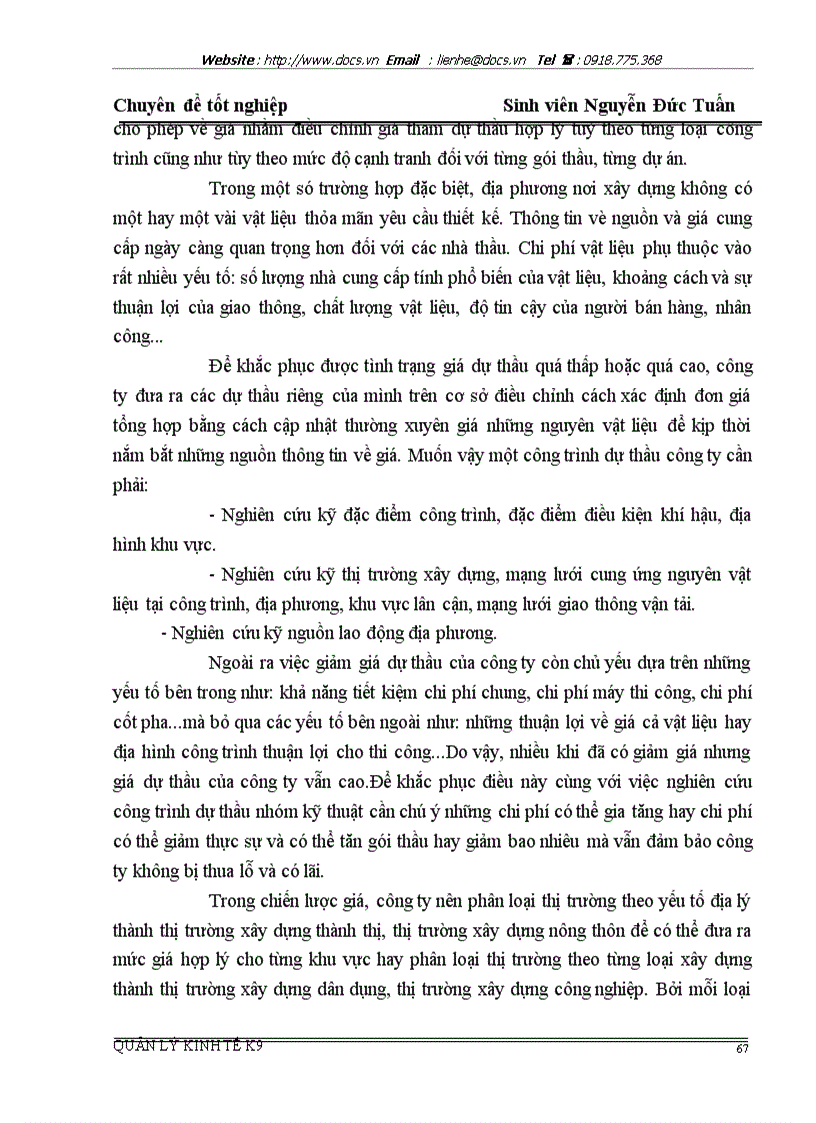 image for page Một số giải pháp nhằm nâng cao khả năng thắng thầu xây dựng ở Công ty xây lắp vật tư kỹ thuật Hà nội