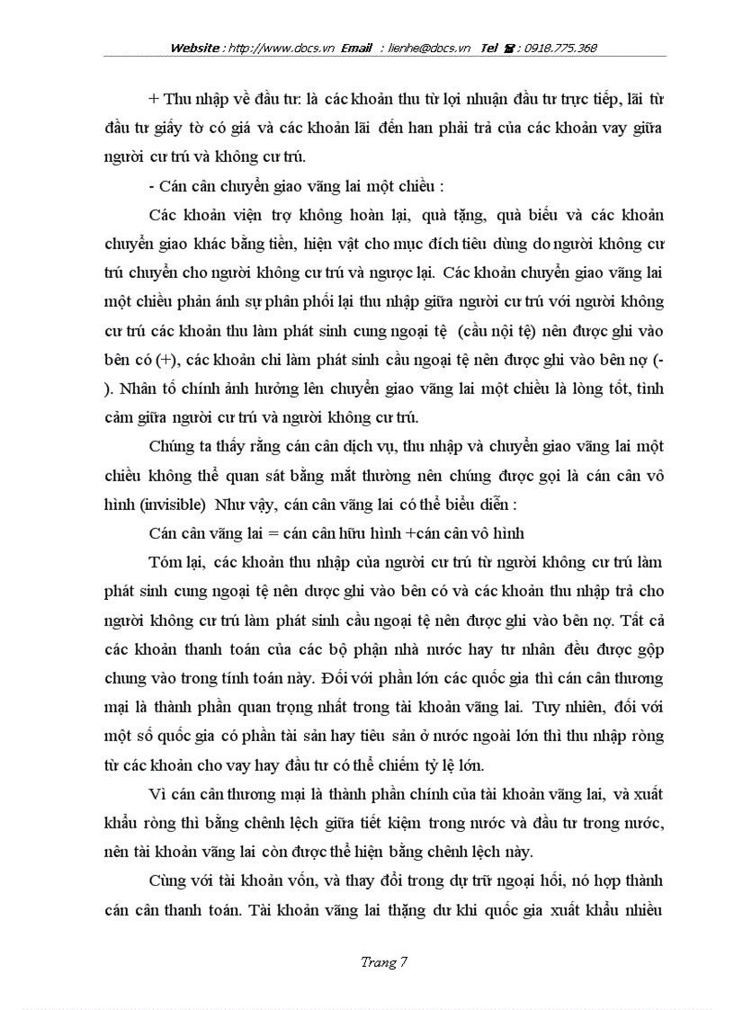 image for page Cán cân thanh toán quốc tế của việt nam