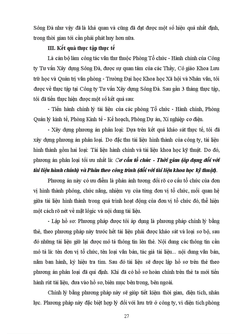 image for page Công tác văn thư lưu trữ tại công ty tư vấn xây dựng sông đà