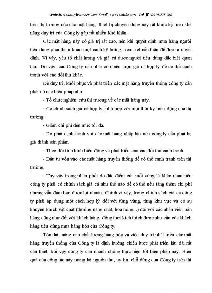 image for page Những biện pháp cơ bản góp phần duy trì và mở rộng thị trường tiêu thụ sản phẩm ở công ty tnhh teseco