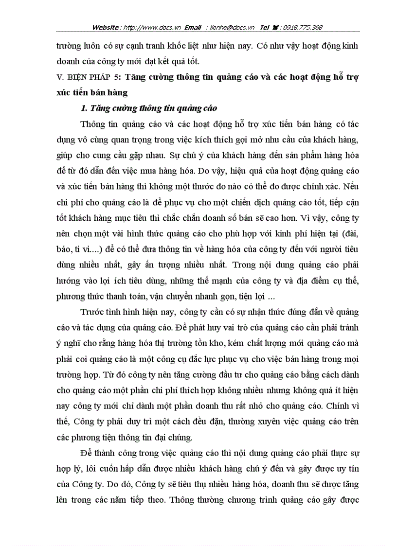 image for page Những biện pháp cơ bản góp phần duy trì và mở rộng thị trường tiêu thụ sản phẩm ở công ty tnhh teseco