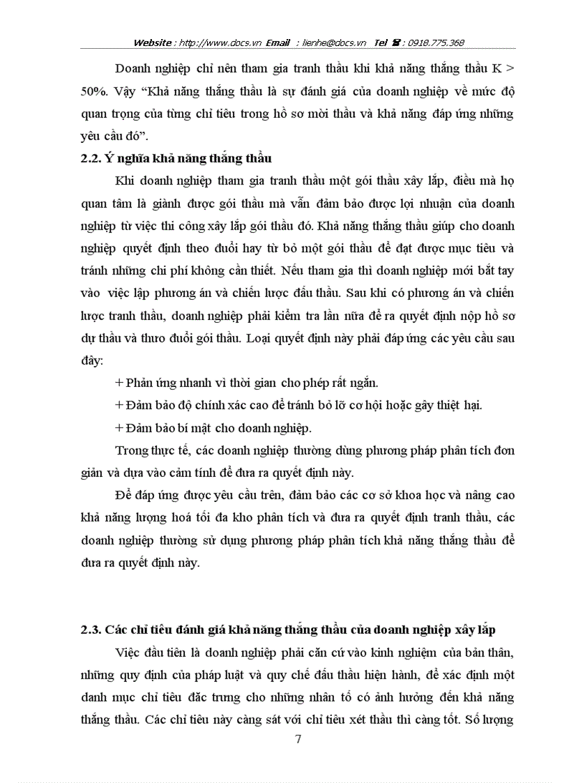 image for page Một số giải pháp nhằm nâng cao khả năng thắng thầu của công ty xây dựng hồng hà