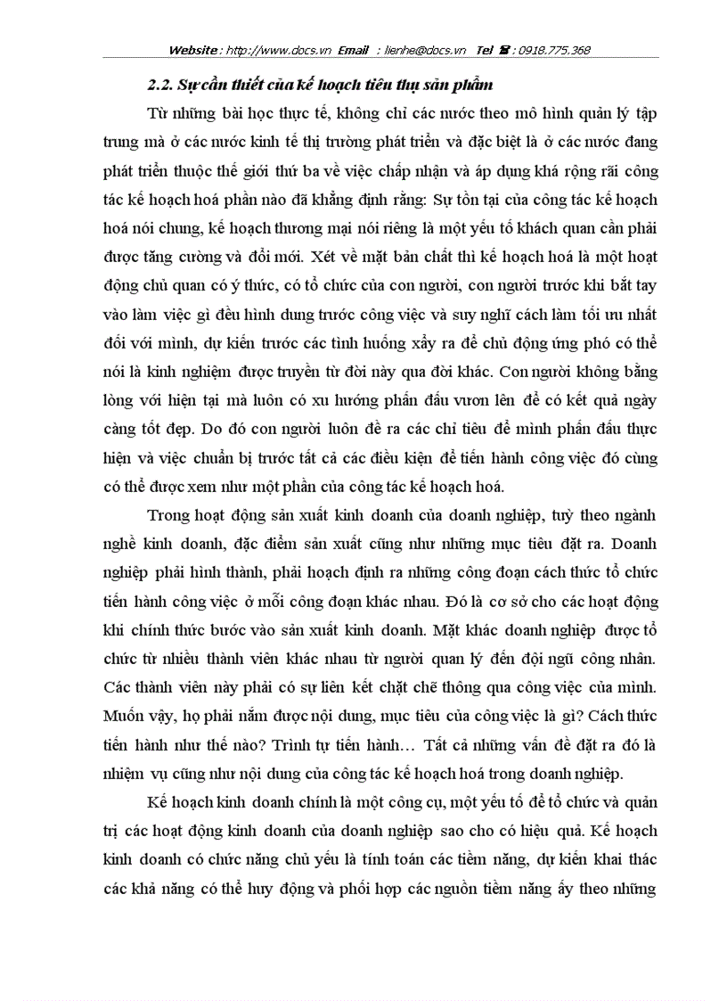 image for page Hoàn thiện công tác xây dựng kế hoạch tiêu thụ sản phẩm và biện pháp tổ chức thực hiện kế hoạch tiêu thụ sản phẩm