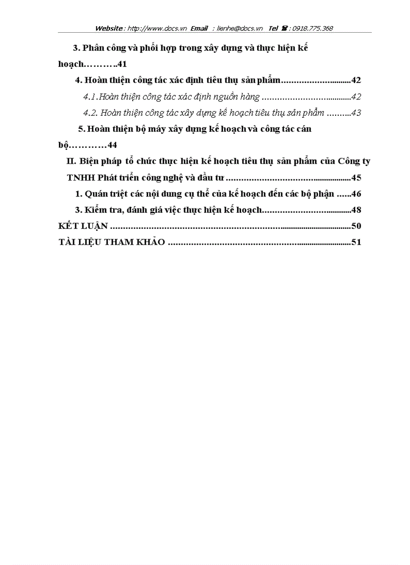 image for page Hoàn thiện công tác xây dựng kế hoạch tiêu thụ sản phẩm và biện pháp tổ chức thực hiện kế hoạch tiêu thụ sản phẩm