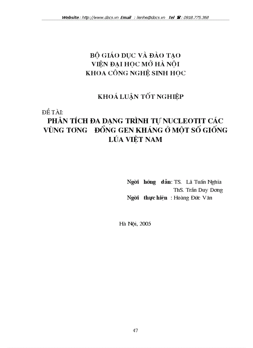 image for page Nghiên cứu đa dạng ADN qua giải trình tự các nucleotit