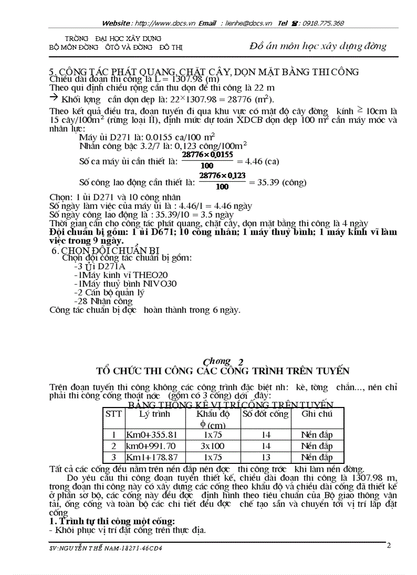 image for page Thiết kế tổ chức thi công trên tuyến