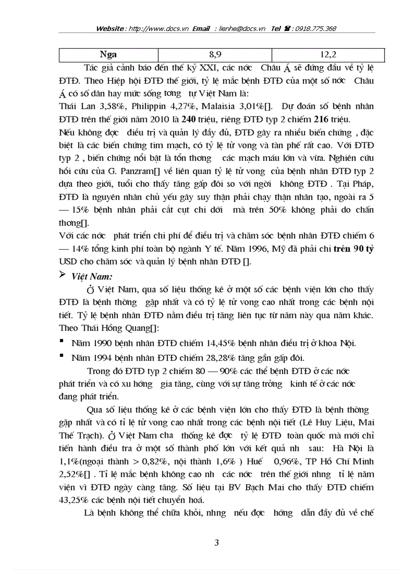 image for page Tìm hiểu tình hình bệnh ĐTĐ trong 5 năm 1996 2000 tại khoa nội tiết bệnh viện Bạch Mai