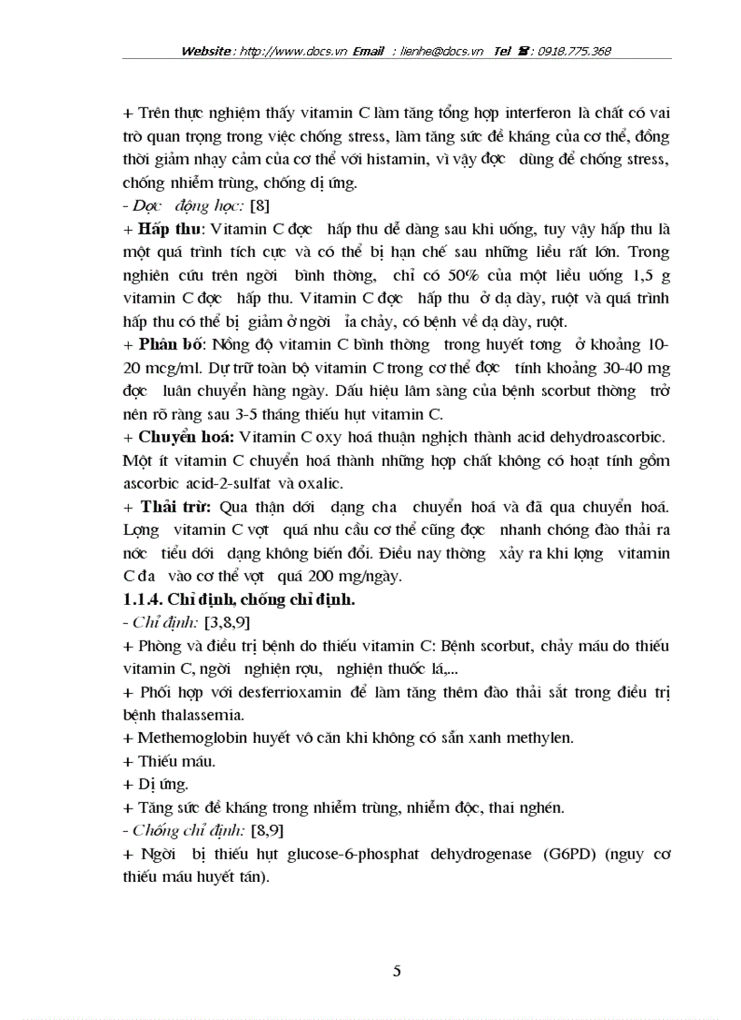 image for page Đánh giá chất lượng một số chế phẩm chứa vitamin C sản xuất trong nước lưu hành trên thị trường Hà Nội